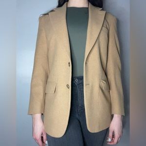 VINTAGE Evan Picone Tan Blazer L